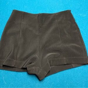 Forever 21 High Waist Black Shorts with Zipper in back